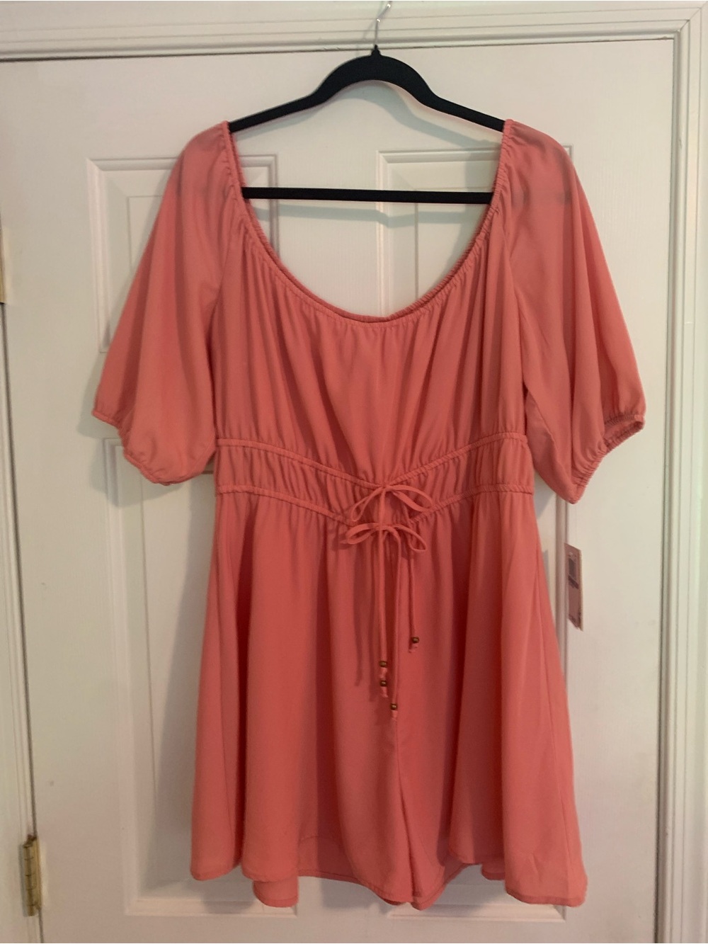 BeBop Coral-Pink Romper